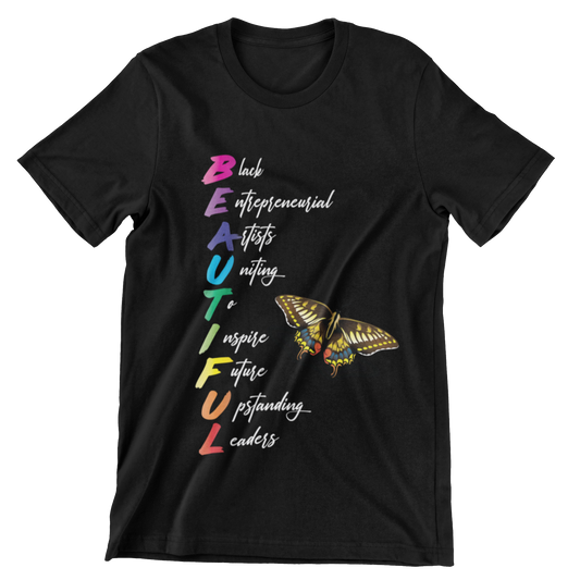B.E.A.U.T.I.F.U.L Premium Butterfly Tee