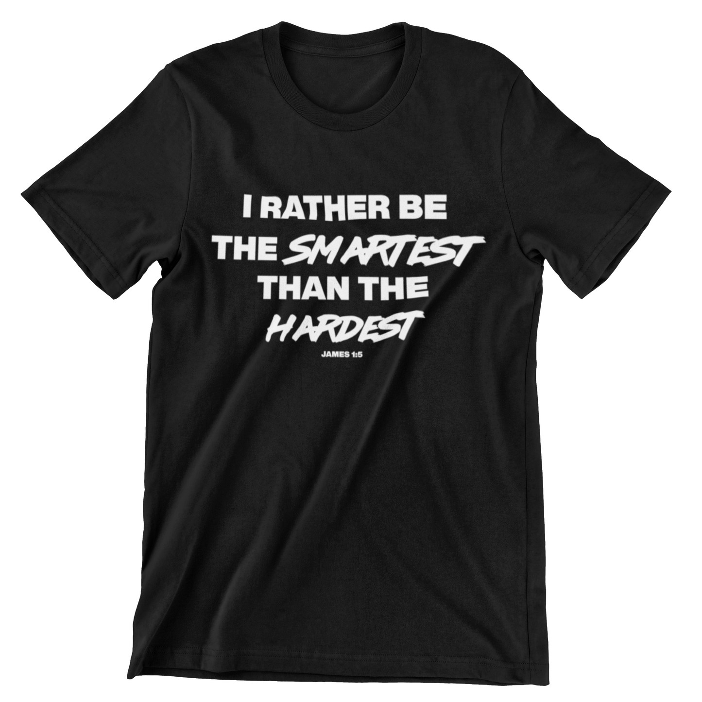 I Rather Be Smart Tee - Black