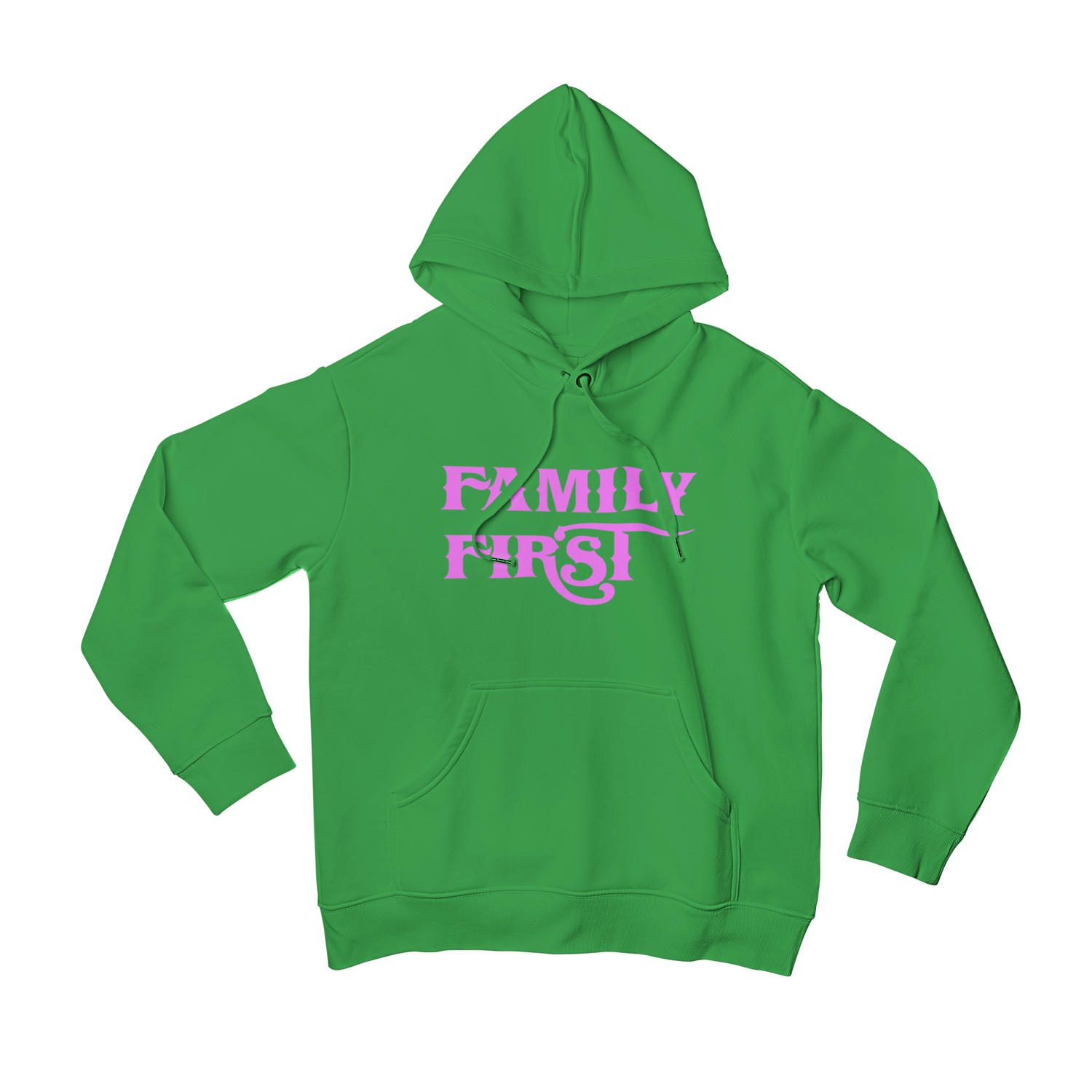 Family First Premium Green Hoodie – SophiAmari Family First Premium Green Hoodie – SophiAmari
