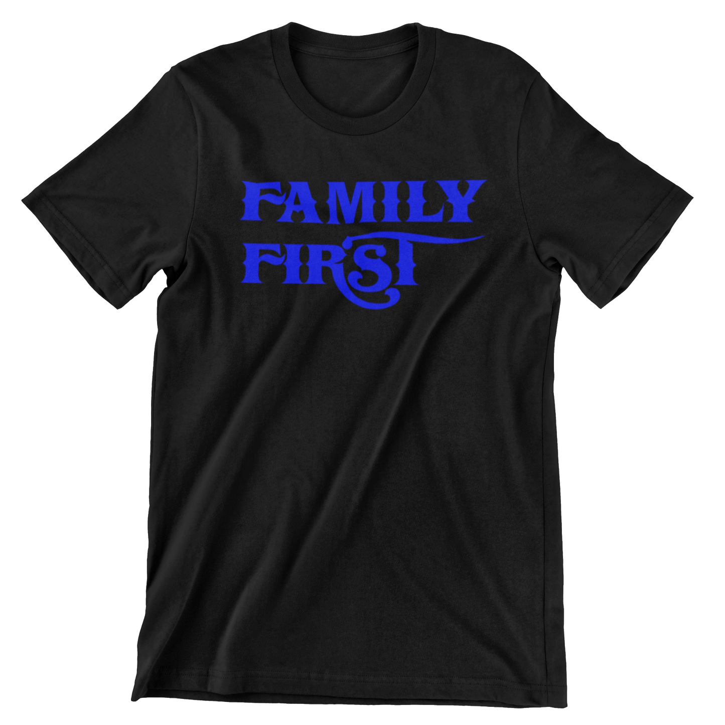 Family First Premium Black Tee