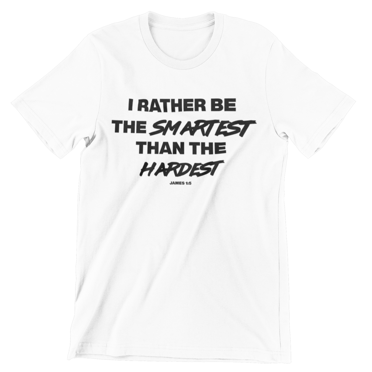 I Rather Be Smart Tee - White