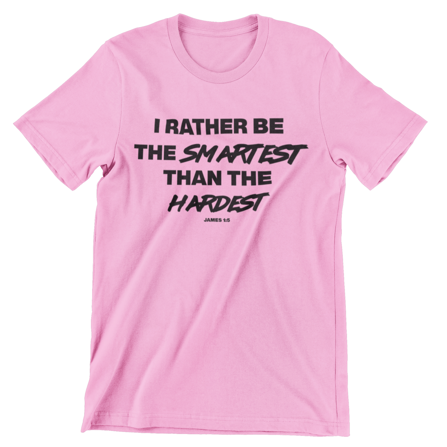 I Rather Be Smart Tee - Pink